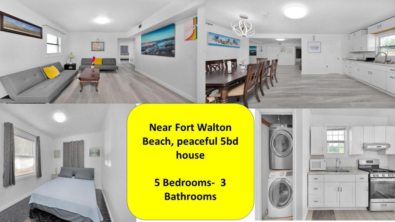 Near Fort Walton Beach, Peaceful 5 Bedrooms House מראה חיצוני תמונה